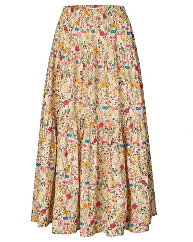 Sunset Skirt Maxi Flower Print - shopatstocks