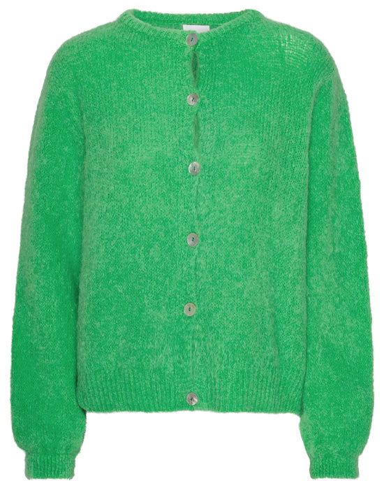 Susan Alpaca Cardigan Bright Green