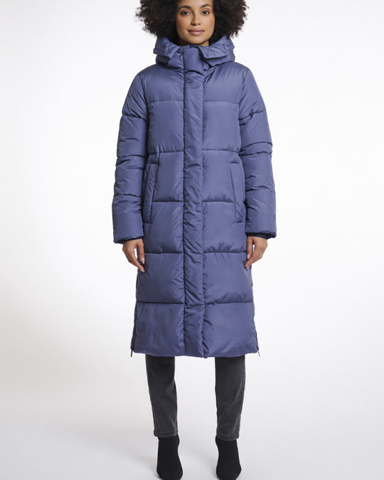 Tessa Long Coat Blue Shadow