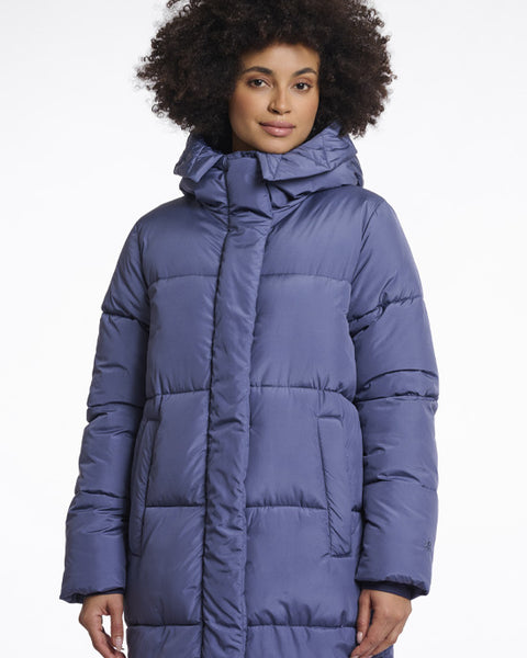 Tessa Long Coat Blue Shadow