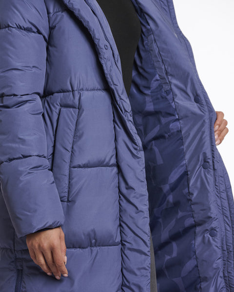 Tessa Long Coat Blue Shadow