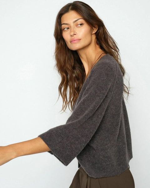 Thora Lizet Knit Cardigan Subterranean
