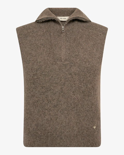 Thora Highneck SL Knit Falcon