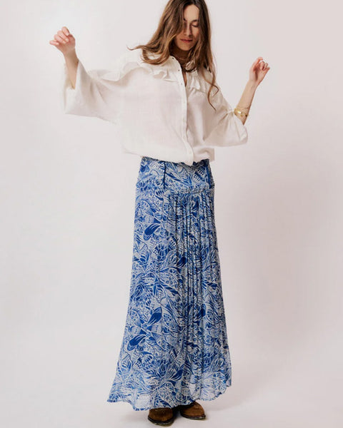 Tina Skirt Evening Blue - shopatstocks