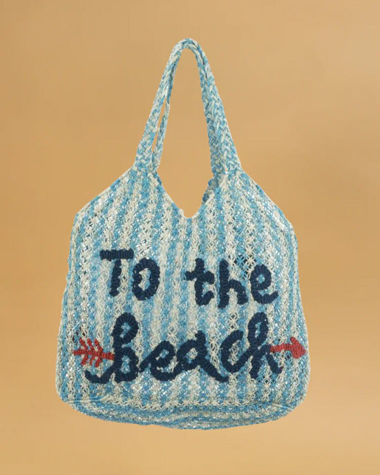 To The Beach Tote Bag Stripe - shopatstocks