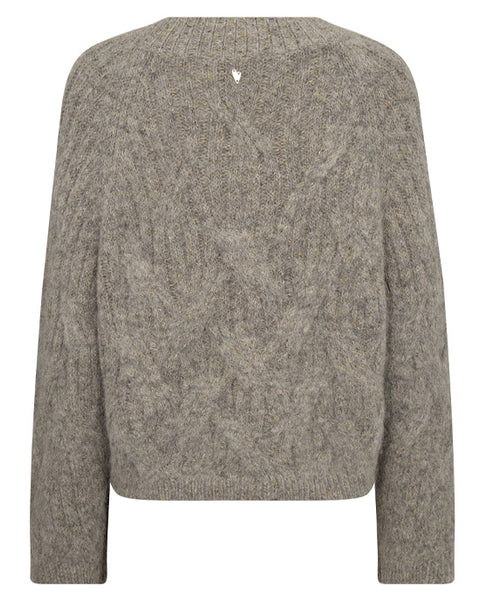 Unnur Hale V-neck Knit Drizzle