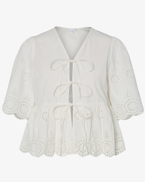 Yascornelia Top  Star White