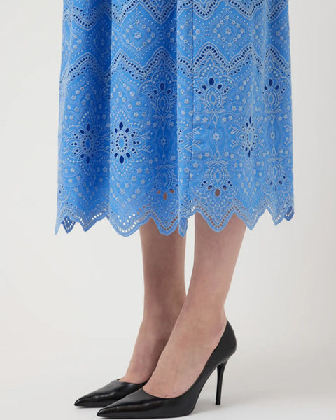 Yasfreya Skirt Embroidered Skyway - shopatstocks