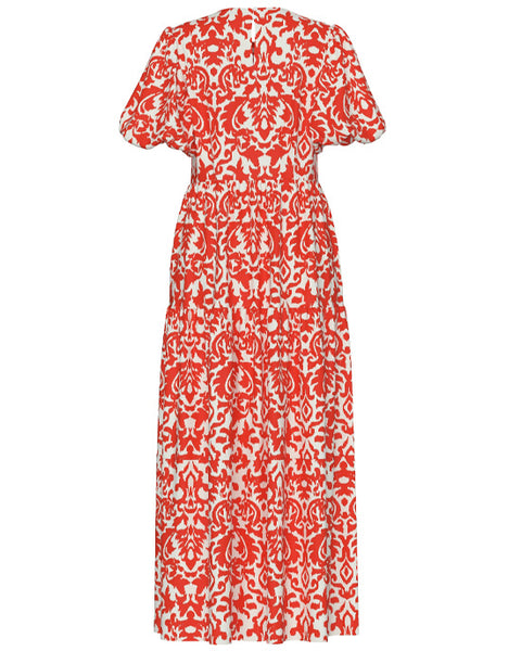 Yasgreena Ankle Dress Red