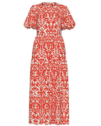 Yasgreena Ankle Dress Red