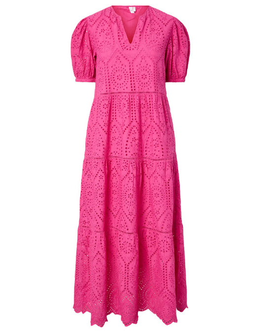 Yasholi Dress Raspberry Rose