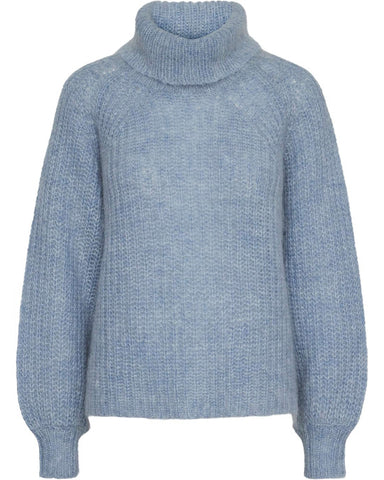 Yaslambi Knit Rollneck Dusty Blue