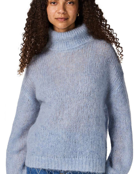 Yaslambi Knit Rollneck Dusty Blue