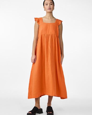Yasvimola Dress Vermillion Orange