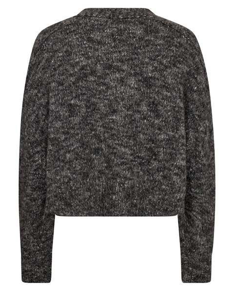 Zela Warm Knit Cardigan Phantom