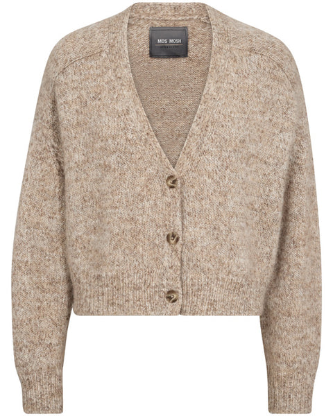 Zela Warm Knit Cardigan Tannin