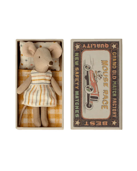 Big Sister Mouse In Matchbox Yellow Stripe