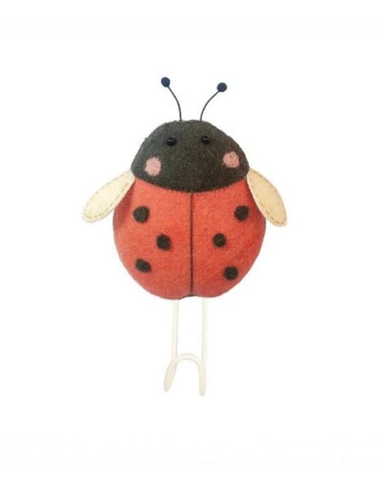 Felt Wall Hook Ladybird