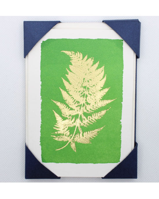 Green Fern Cards Pack of 5
