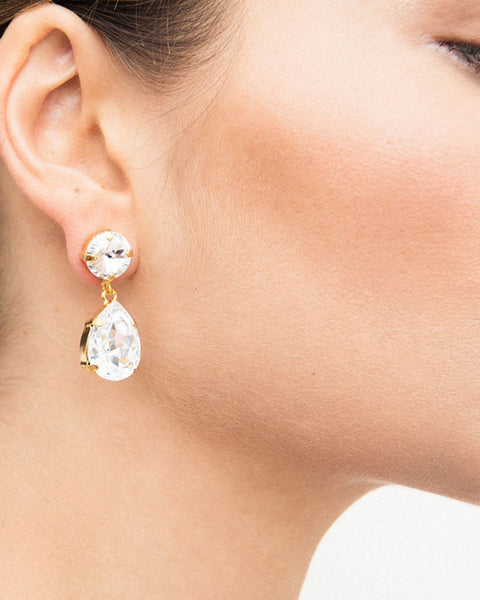 Classic drop earrings Gold - shopatstocks