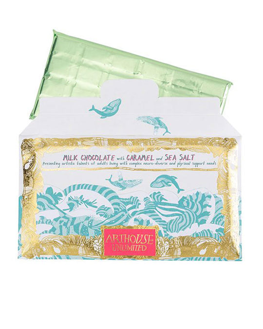 Swim with Whales Milk Chocolate with Caramel and Sea Salt