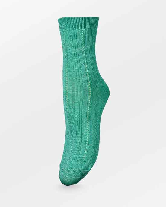 Glitter Drake Sock Green