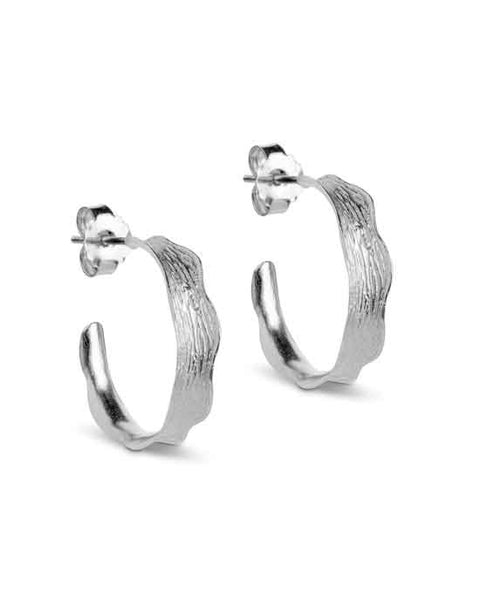 Ane Small Hoops Silver