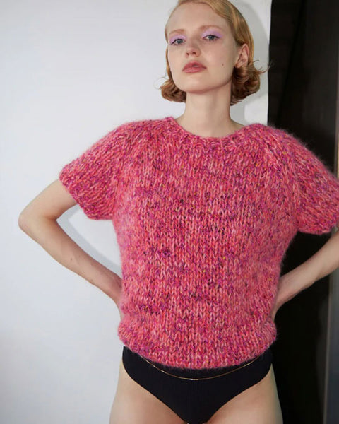 Estelle Knit Pink Sun Multi