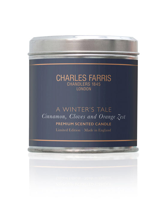 Charles Farris Tin Candle Winter's Tale