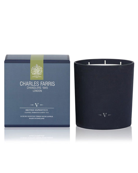 Charles Farris 3 wick Candle