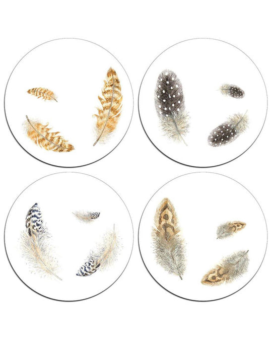 Tablemats Feather Boxed Set of 4