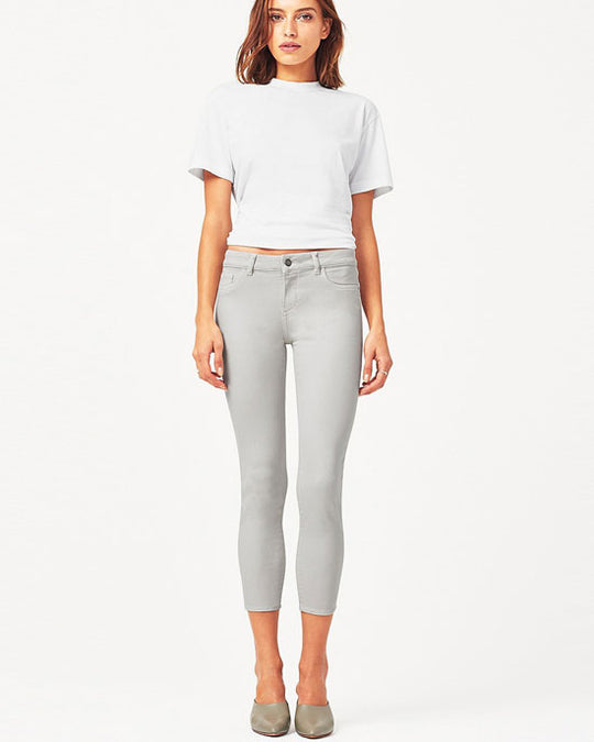 Florence Jeans Cropped Bone
