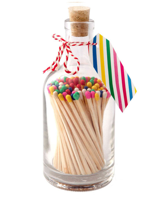 Jar of Matches Multi Coloured