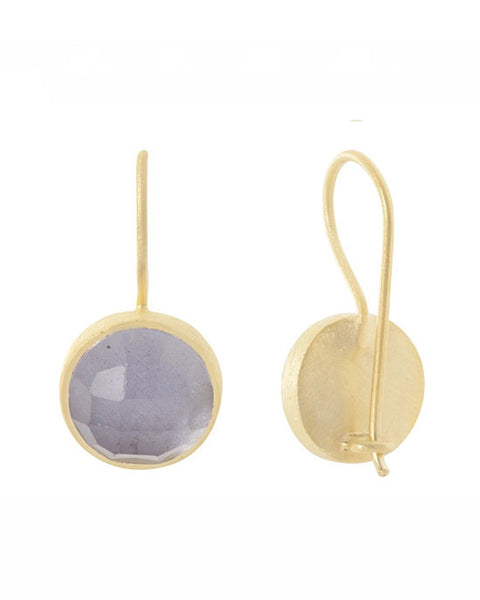 Cupcake Larger Drop Earrings Iolite