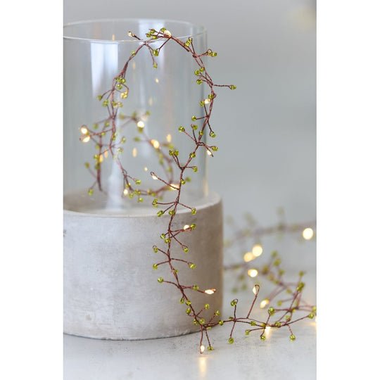 Jewel Cluster Lights Green (Mains)