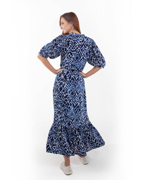 Lucille Dress Lapis Blue