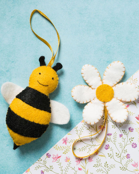 Bee and Flower Felt Craft Mini Kit
