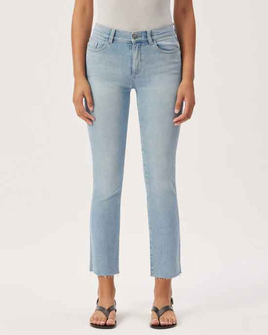 Mara Straight Mid Rise Ankle Blue Bay