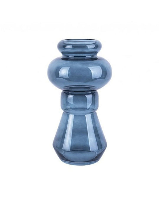 Morgana Glass Vase Medium Dark Blue