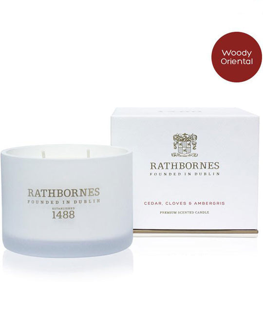 Classic Candle Cedar, Cloves & Ambergris