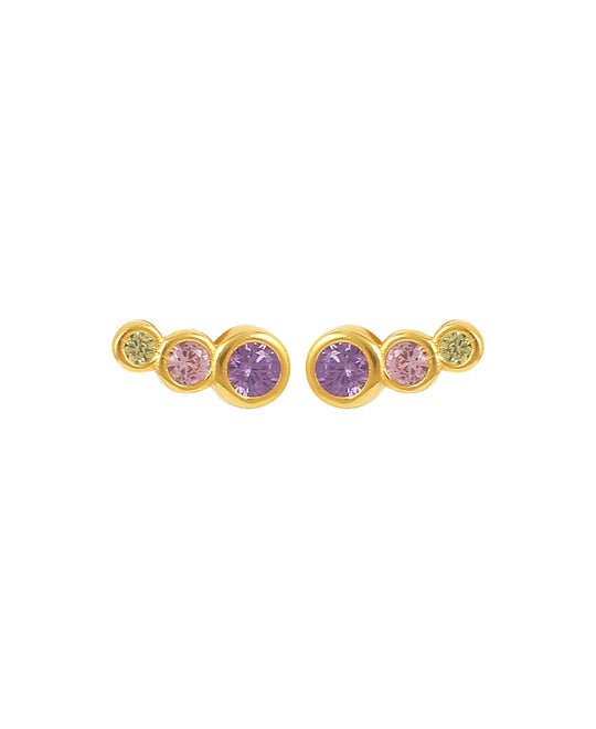 Lucian Purple Multi earrings
