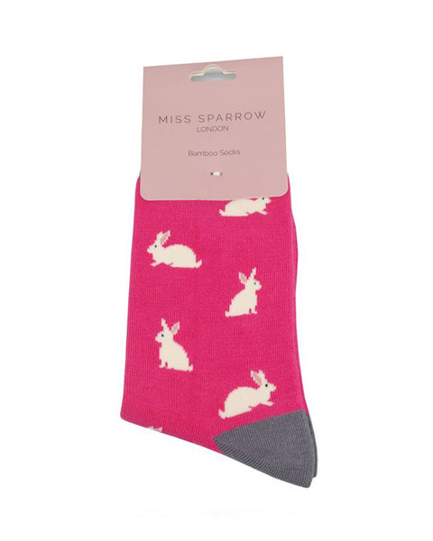 Miss Sparrow Socks Rabbits