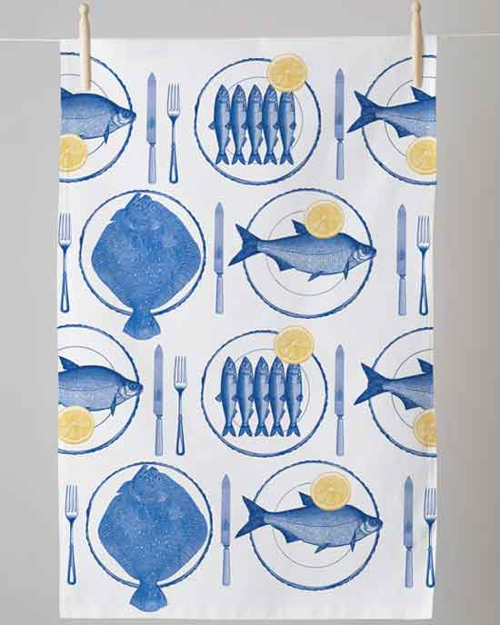 Tea Towel Fish Supper