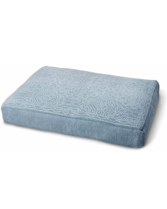 Woven Dog Bed Denim Blue