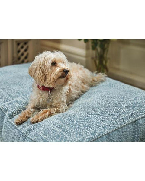Woven Dog Bed Denim Blue