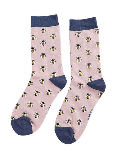 Miss Sparrow Socks Honeybees