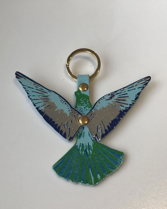 Flying Bird Key Fob - Turquoise