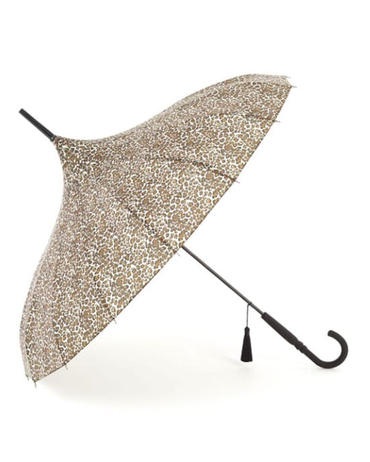 Classic Pagoda Umbrella Leopard Print