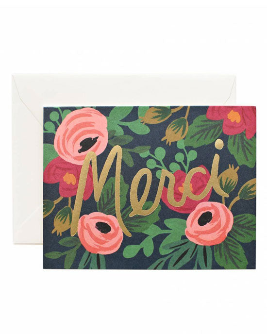 ROSA MERCI BOX (8 cards & envelopes) - shopatstocks